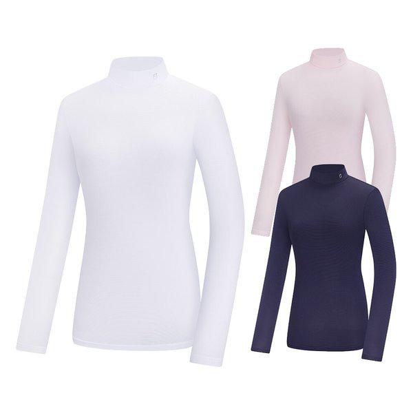 女性アイスボーンソフトタッチ登山長袖ハーフネックTシャツ2341TK198W