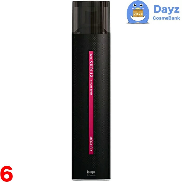 ホーユー ミニーレ スプリール スタイリングスプレー メガフィックス 180g　6点セット B　　ヘアスタイリング剤　　ヘアスプレー スーパーハード 強力　　nc