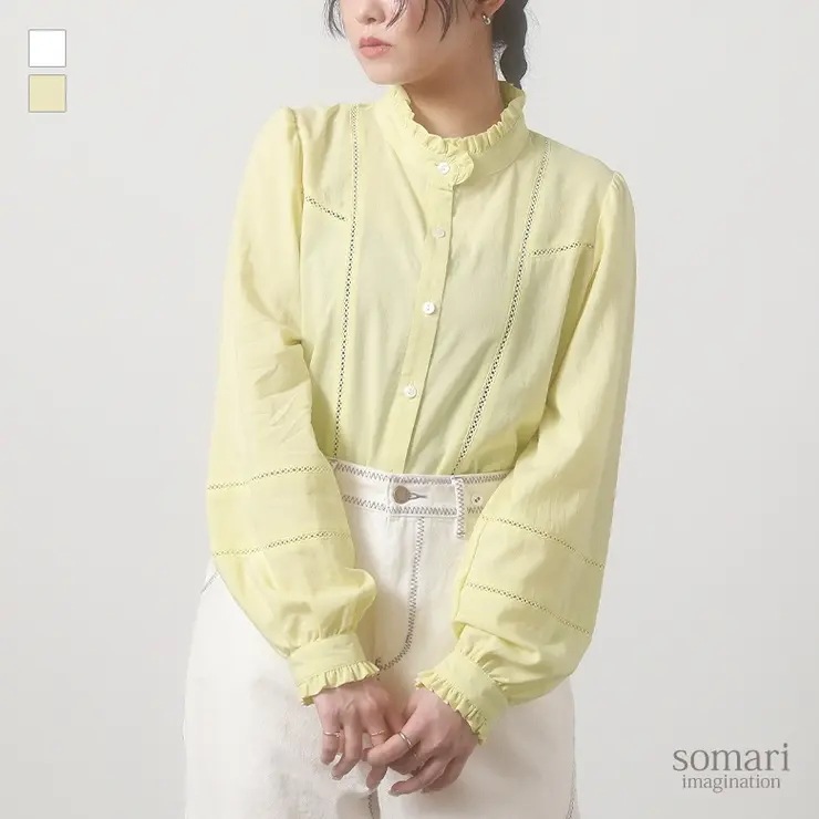 somari imagination梯子レースブラウス