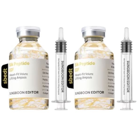 [韓國正品店]シルクペプチド EGF ハートフィット ボリューム リフティング アンプル 40ml 2個
