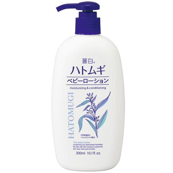 熊野油脂 麗白 ハトムギ ベビーローション 300ml 24本セット 【ケース販売】