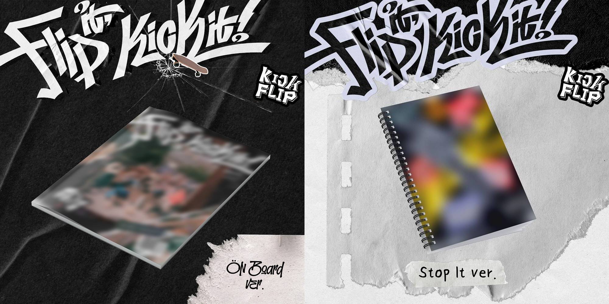 [特典] KickFlip - Flip it, Kick it! / The 1st Mini Album 2種SET APPLE特典