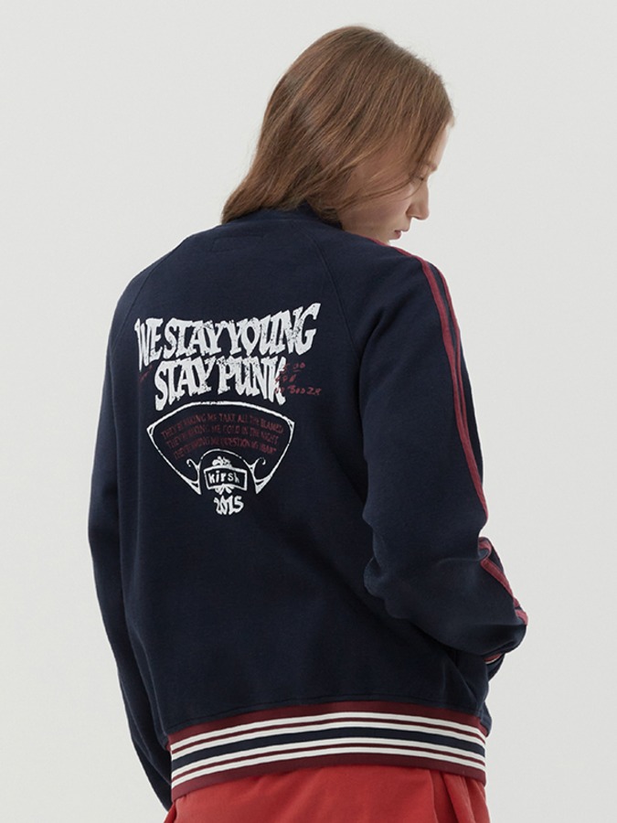 PUNK TRACK ZIP UP [DARK NAVY]