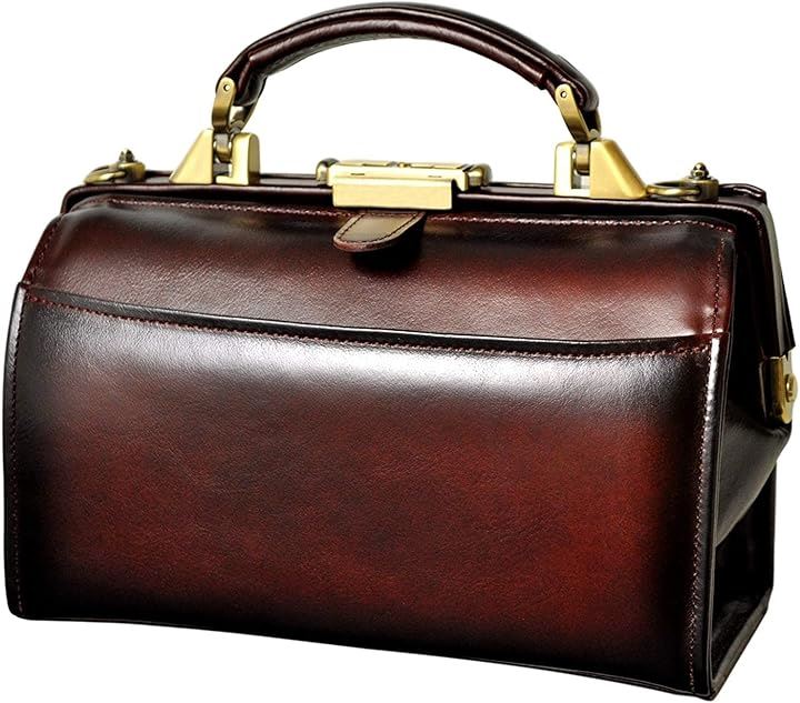 atelierCODEL ミニ ダレスバッグ 一流の職人の技術 セカンドバッグ 本革 日本製 メンズ(手染めボルドーブラウン)