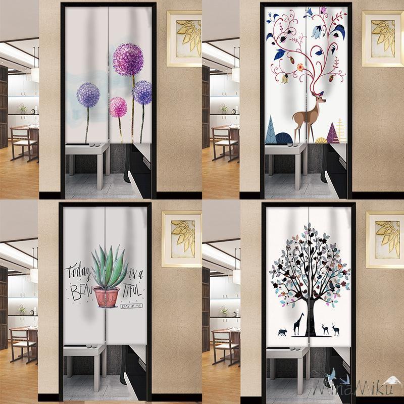 ノレン おしゃれ リビング 寝室 絵画 シンプル 【新品現品】のれん かわいい 出入り口 カーテン 暖簾 間仕切り カジュアル ネイティブ 目隠し おしゃれ 綿 ロング