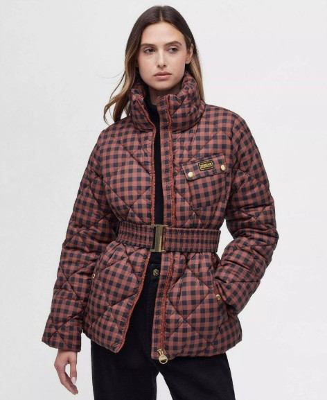 Printed Aurora Quilted Jacket