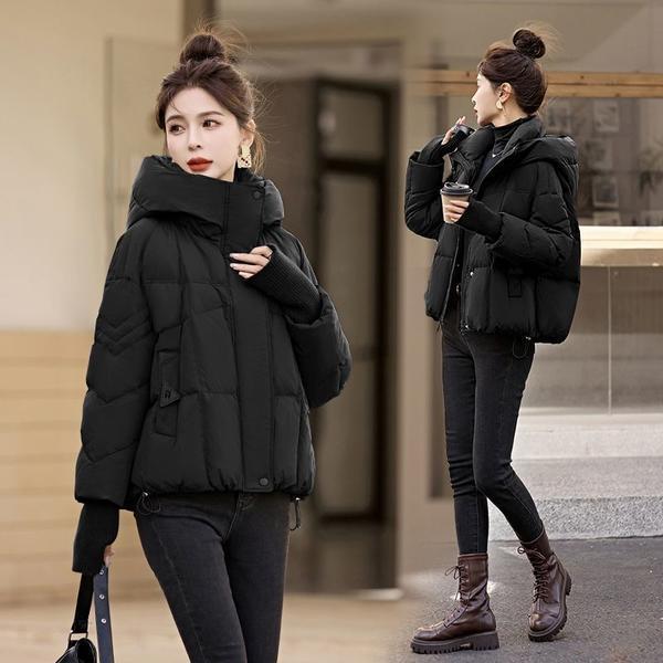 秋服 レディース ファッション オシャレ カワイイ シンプル 大人カワイイ 大きいサイズ 冬 ダウン コットンコートスタイル コットン コート 韓国ファッション