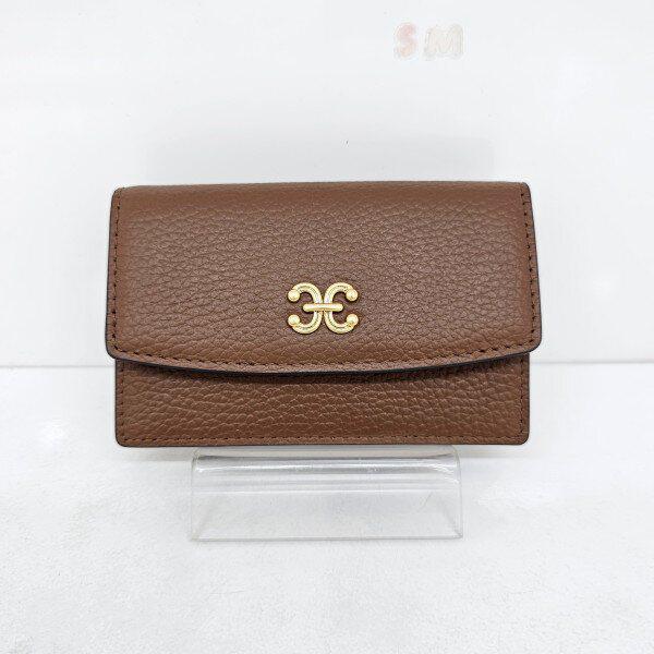 女性金色のポイントエンボ革カード入れ EODFPR603_JK