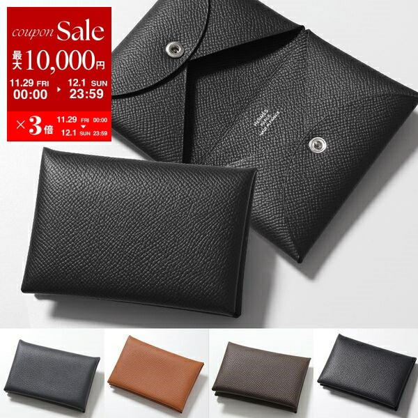 HERMES エルメス カードケース CALVI カルヴィ H044164CK H0645954CK メンズ エプソン エバーカラー レザー パスケース 名刺入れ SV カラー4色【po_sannn】