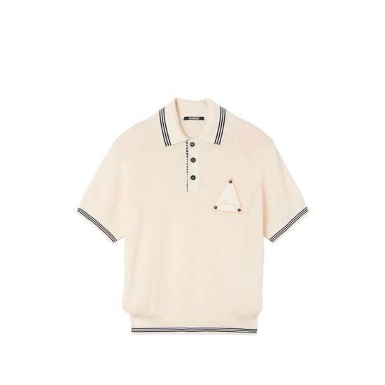 JACQUEMUS Men Polo Shirts POM00618 AK00318 100 NEUTRALS