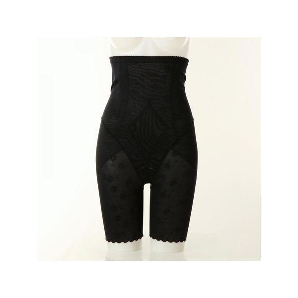 ビーナス正常ウェーブヘムハイウエストロングガードル体型補正強いガードルVGRH20T BK C_P398421861