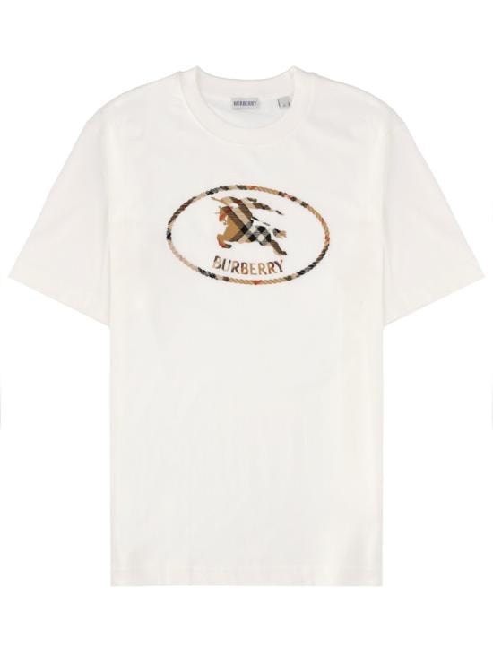 BURBERRY Men T-Shirts 8123437 B7078 WHITE
