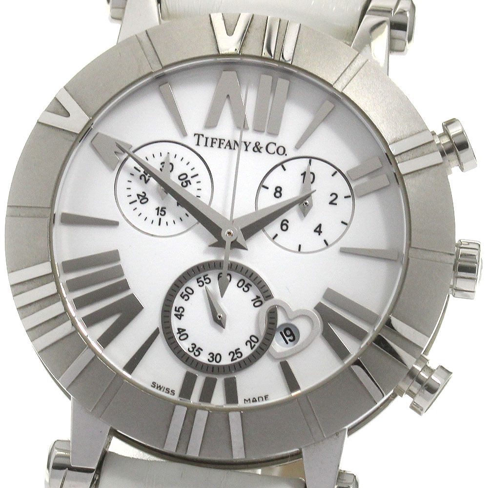 ティファニー TIFFANY&Co. Z1301.32.11A20A71A アトラス クロノグラフ デイト クォーツ レディース _866975【中古】
