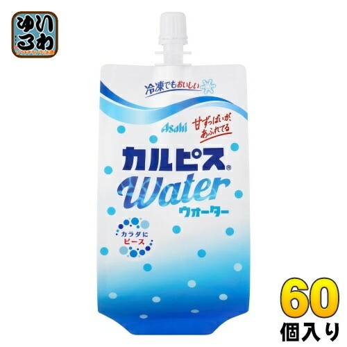 アサヒ カルピスウォーター 300g パウチ 60個 (30個入×2 まとめ買い) 乳酸菌飲料