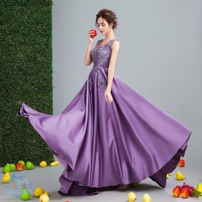 演奏会用ドレス レッド カラードレス ロングドレス パーティードレス ウェディングドレス 発表会 結