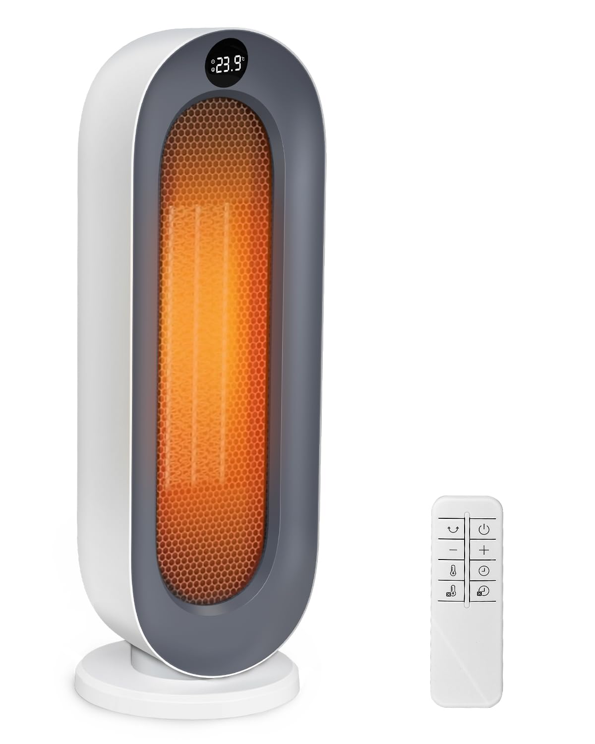 『2024冬新型』 セラミックヒーター 【ECO知能恒温 節電対策】 セラミックファンヒーター 暖房器具 省エネ 電気 ファンヒーター 首振り 3段階温度調整 800W/1200W 切り忘れ防止 二重