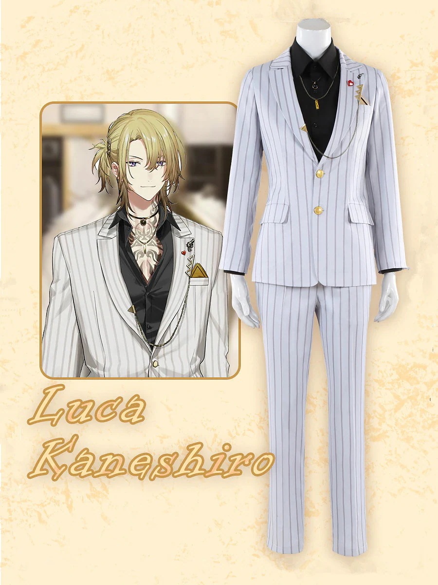 VTuber バーチャルライバー にじさんじ ルカカネシロ コスチューム コスプレ衣装期間限定30％