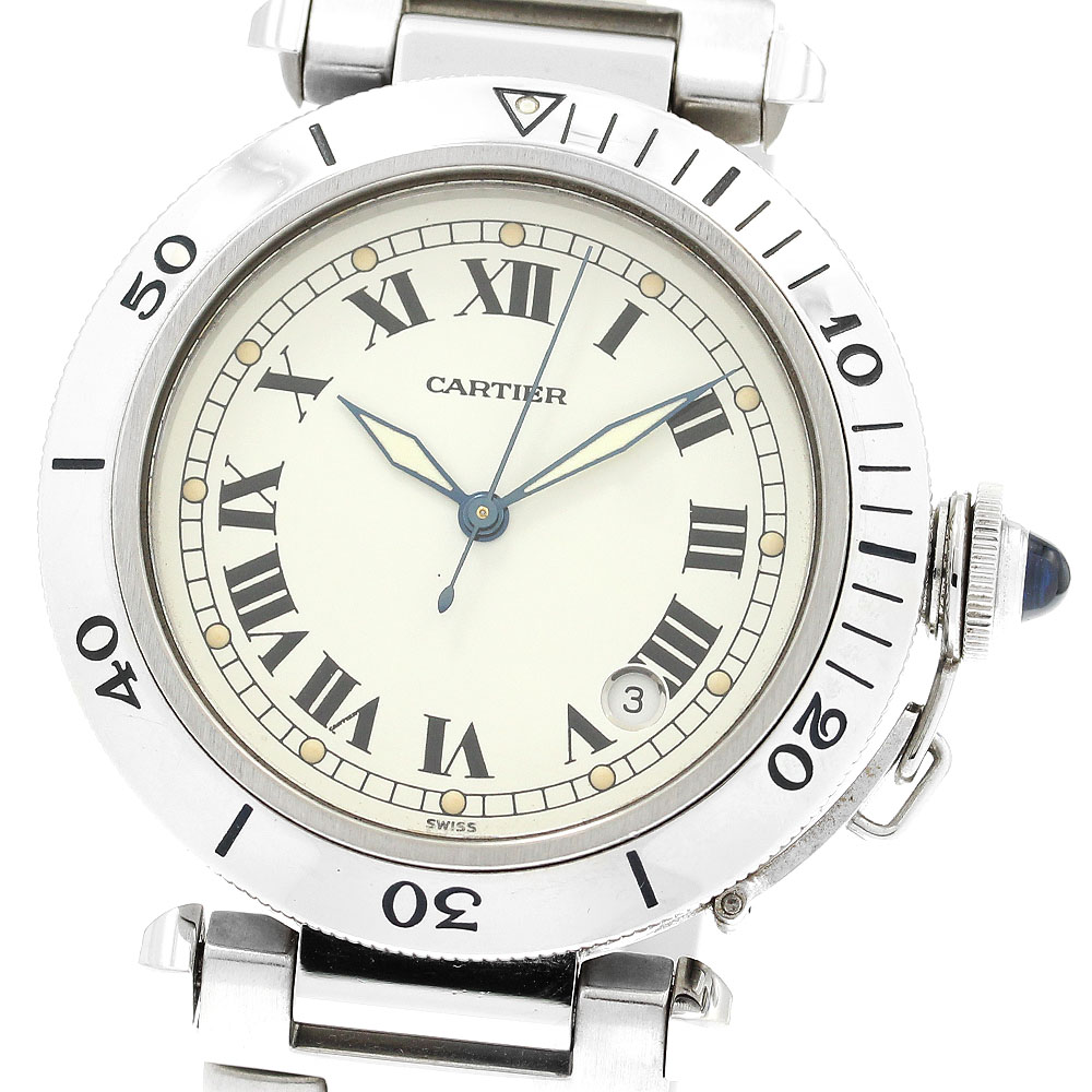 カルティエ CARTIER W31005H3 パシャ38mm 初期モデル ローマインデックス 自動巻き メンズ _899502【中古】