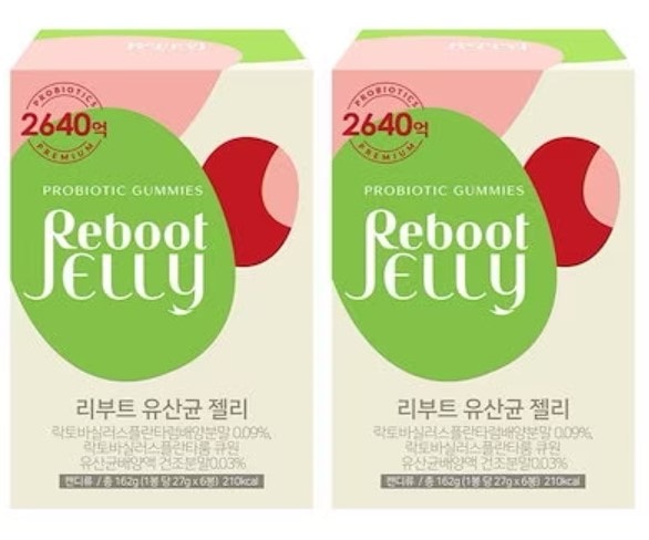 砂糖不使用リブート乳酸菌ゼリー x 2ea