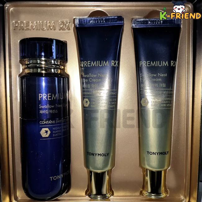 プレミアムアレックスツバメエッセンス55ml+アイクリーム30ml+30ml= 1セット プレミアム スキンケア セット シワ改善 スキンケア