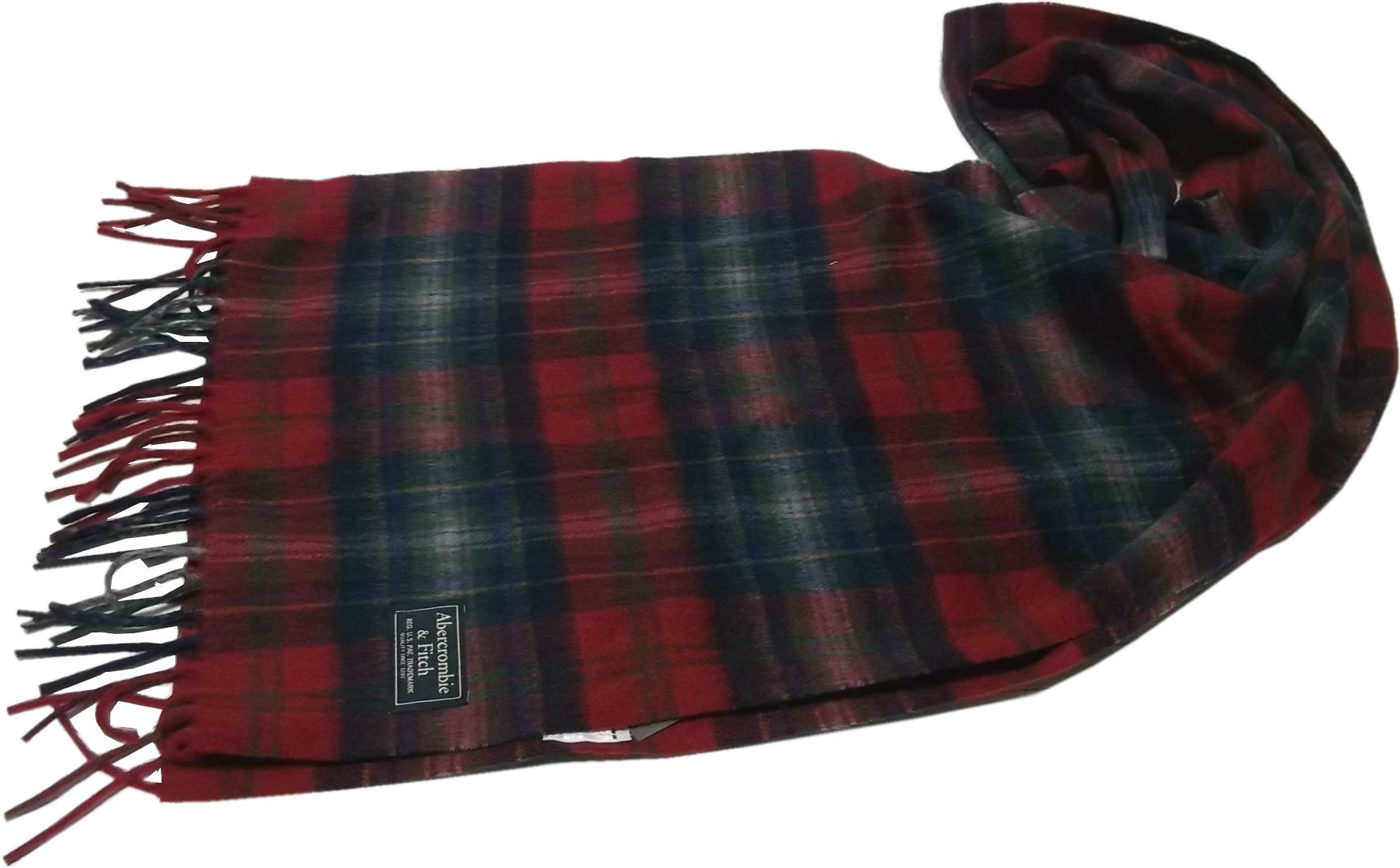 ウール マフラー レッド Abercrombie＆Fitch AF4-062