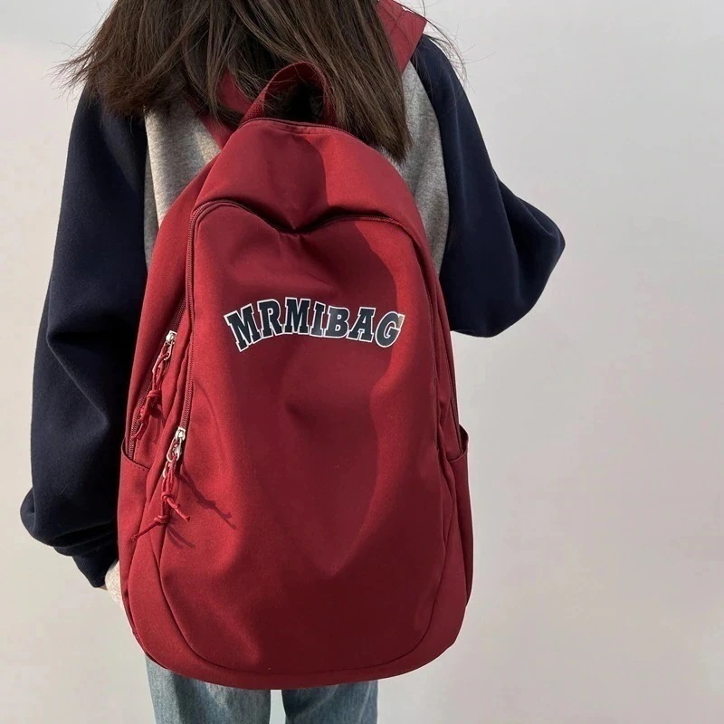 バックパック今すぐ欲しい！バックパックinsレトロ 無地 リュック 原宿風 日系 学生 大容量 リュック 流行り 百掛けトートバッグ母の日のプレゼントエコバッグ韓国ファッション