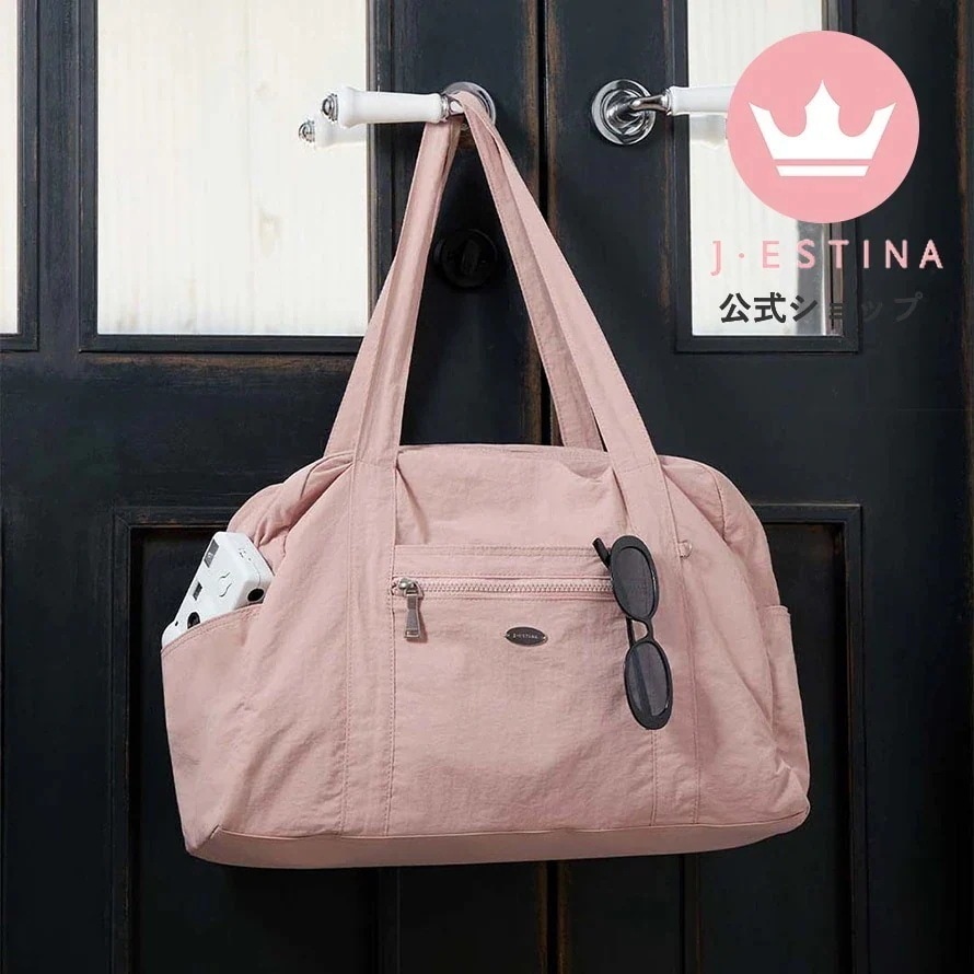 VIAGGIO ポーチ付きキャリーオンショルダーバッグ(DUSTY PINK) 韓国ドラマ 韓国ファッション レディース アクセサリー お歳暮記念日