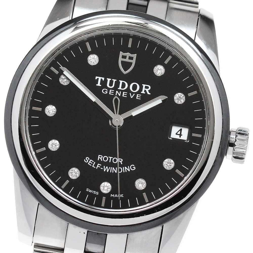 チュードル TUDOR 55010 グラマーデイト 10Pダイヤ 自動巻き メンズ _849860【中古】