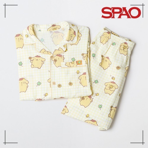 SPAO公式 サンリオ 長袖パジャマ (YELLOW)