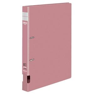 (まとめ) コクヨ DリングファイルS型 再生PP表紙 A4タテ 2穴 200枚収容 背幅34mm ピンク フ-FD420P 1冊 (×10セット)