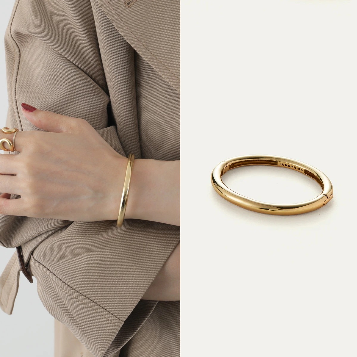 JENNY BIRD ジェニーバード バングル Gia Bangle JB2106-HPG レディース ブレスレット アクセサリー Gold