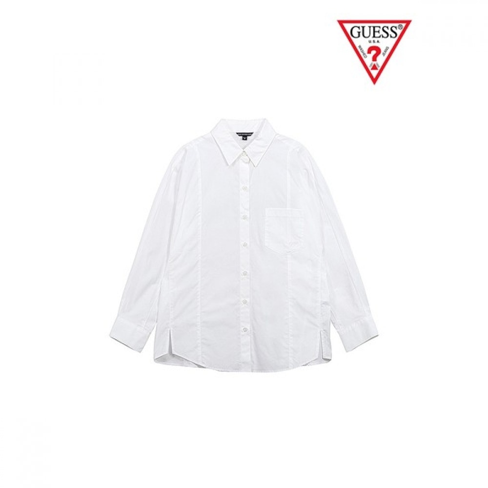 (ゲス) ルーズフィットホワイトロングシャツYM1W1250 8,102円