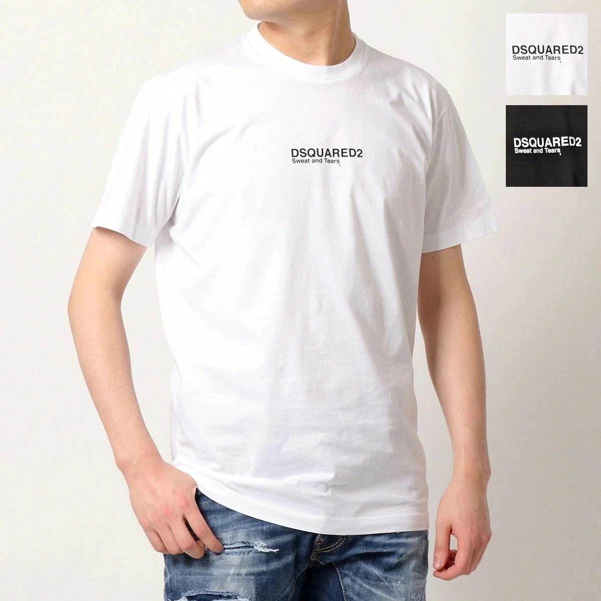 DSQUARED2 ディースクエアード 半袖 Tシャツ Mini Logo Cool T-Shirt S74GD0946 D20020 メンズ クルーネック カ