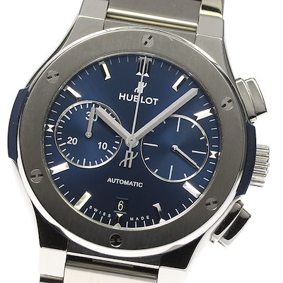 ウブロ HUBLOT 520.NX.7170.NX クラシックフュージョン クロノグラフ 自動巻き メンズ 箱・保証書付き_793602【中古】