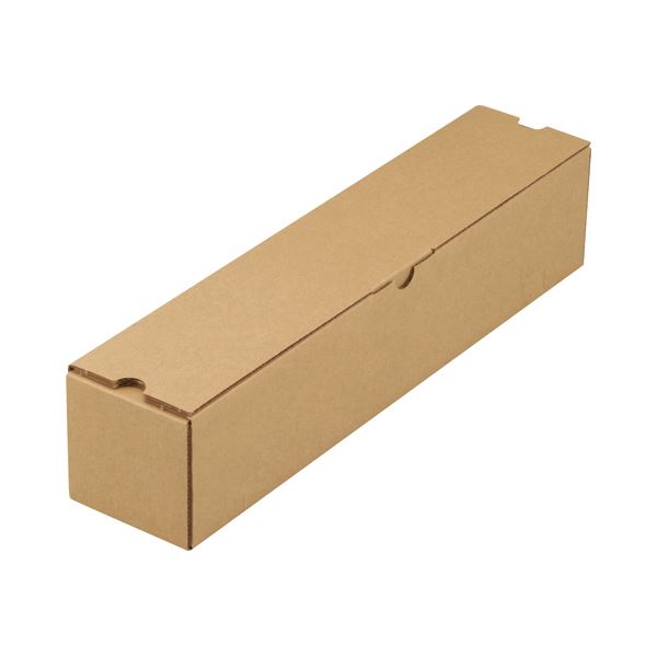 (まとめ) TANOSEEポスターケース(ダンボール) 60サイズ 1パック(50枚) (×5セット)