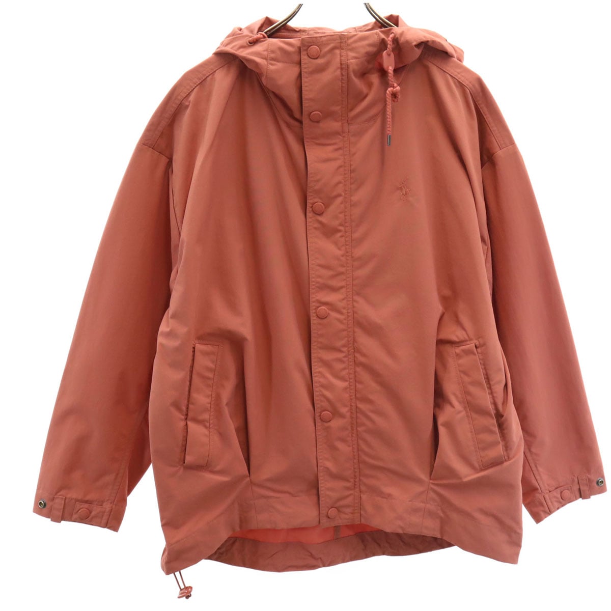 フーデッド ジャケット S レッド系 メンズ 古着