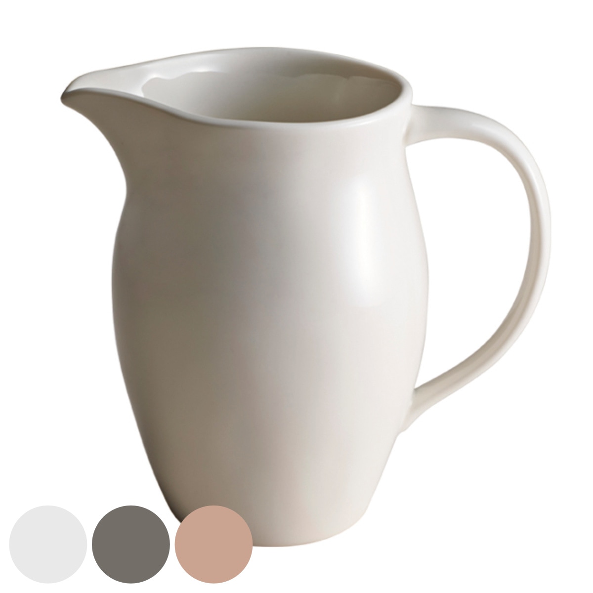 KINTO キントー ATELIER TETE ピッチャー 900ml 磁器 食洗機対応 電子レンジ対応 日本製 水差し ウォーターピッチャー 飲み物 水 お茶 磁器製 インテリア 花びん