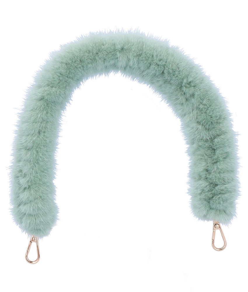 ミンク ファー チャーム ベルト バッグチャーム リアルファー リメイク 付け替え 取り外し 可愛い かわいい ふわふわ オシャレ 着せ替え パーツ レディース ギフト プレゼント