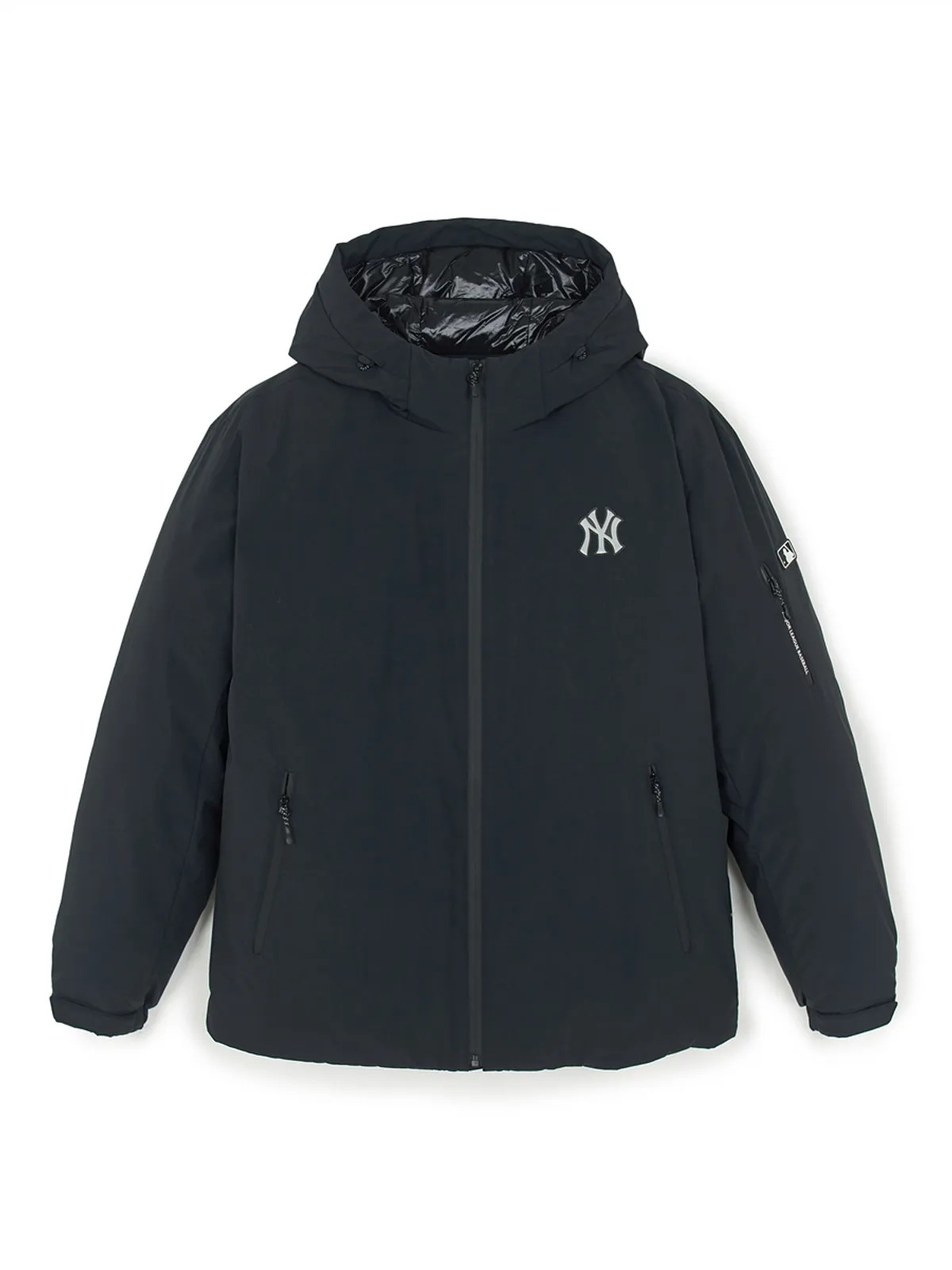 ゴフコア フード 軽量 ショートダウン NY (Black)