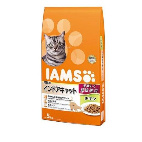 アイムス(IAMS) キャットフード 成猫用 インドアキャット チキン 5kg