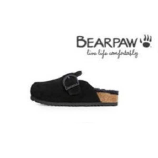 BEARPAW() HILDA 女性用 牛革 シープスキン スリッパ (1891001OD-W)