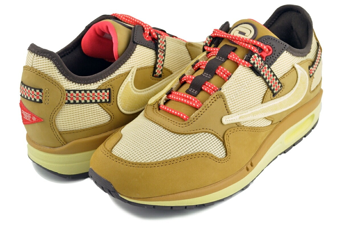 エアマックス 1 カクタス・ジャック トラヴィス スコット ウィート レモンドロップ バロックブラウン コラボ do9392-701