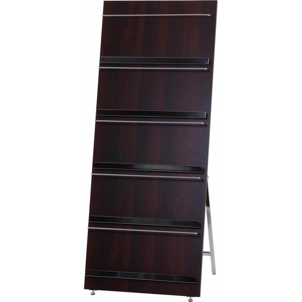 【I】不二貿易 ウッドマガジンラック デコール 5段 ワイドHGL-5814　木製 ディスプレイ【北海道・沖縄・離島不可】【代引き不可】