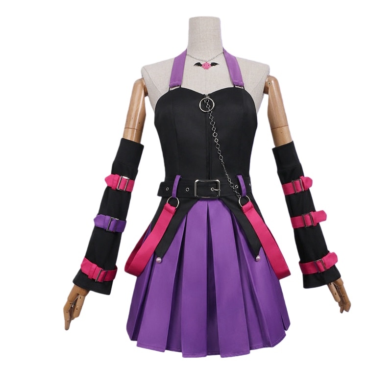 ガールズバンドクライ×サンリオキャラクターズ 海老塚智×クロミ コスプレ衣装 8,800円