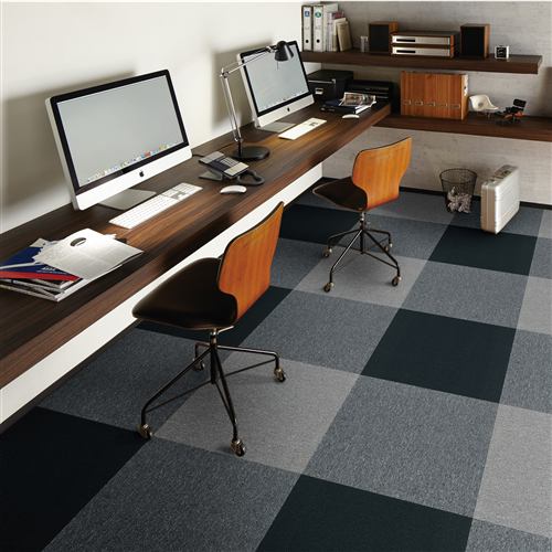 東リ　トオリ タイルカーペット TG1707HC03 ダークグレー 【505016枚セット】