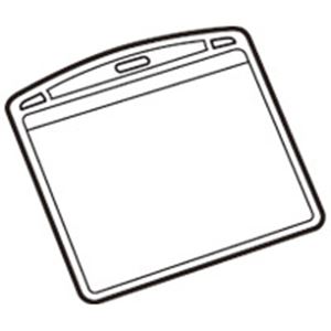 （まとめ）ジョインテックス 名札用替ケース パス名刺型横10枚 B073J(×10セット)