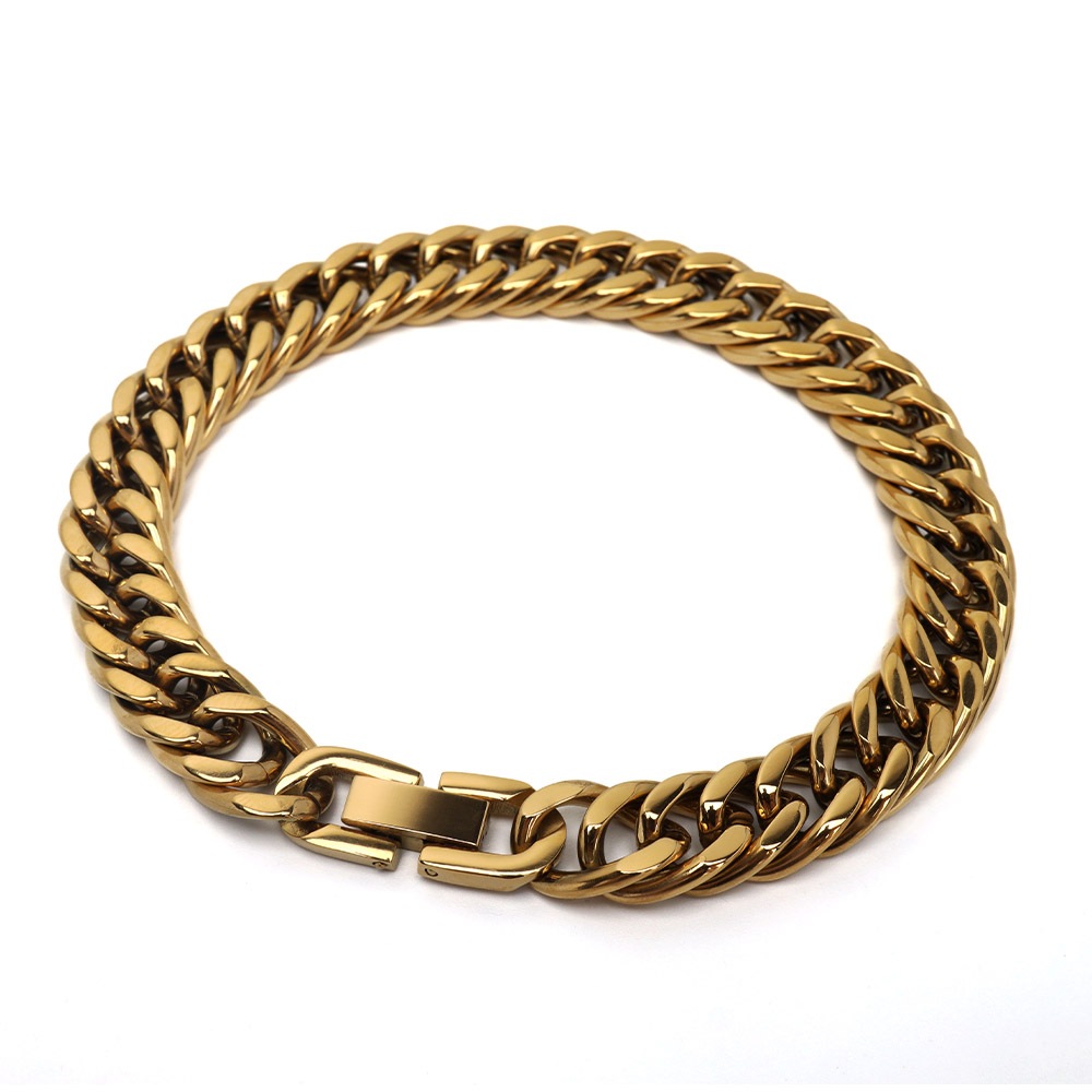 純チタン製 ダブル喜平チェーンブレスレット [b843]