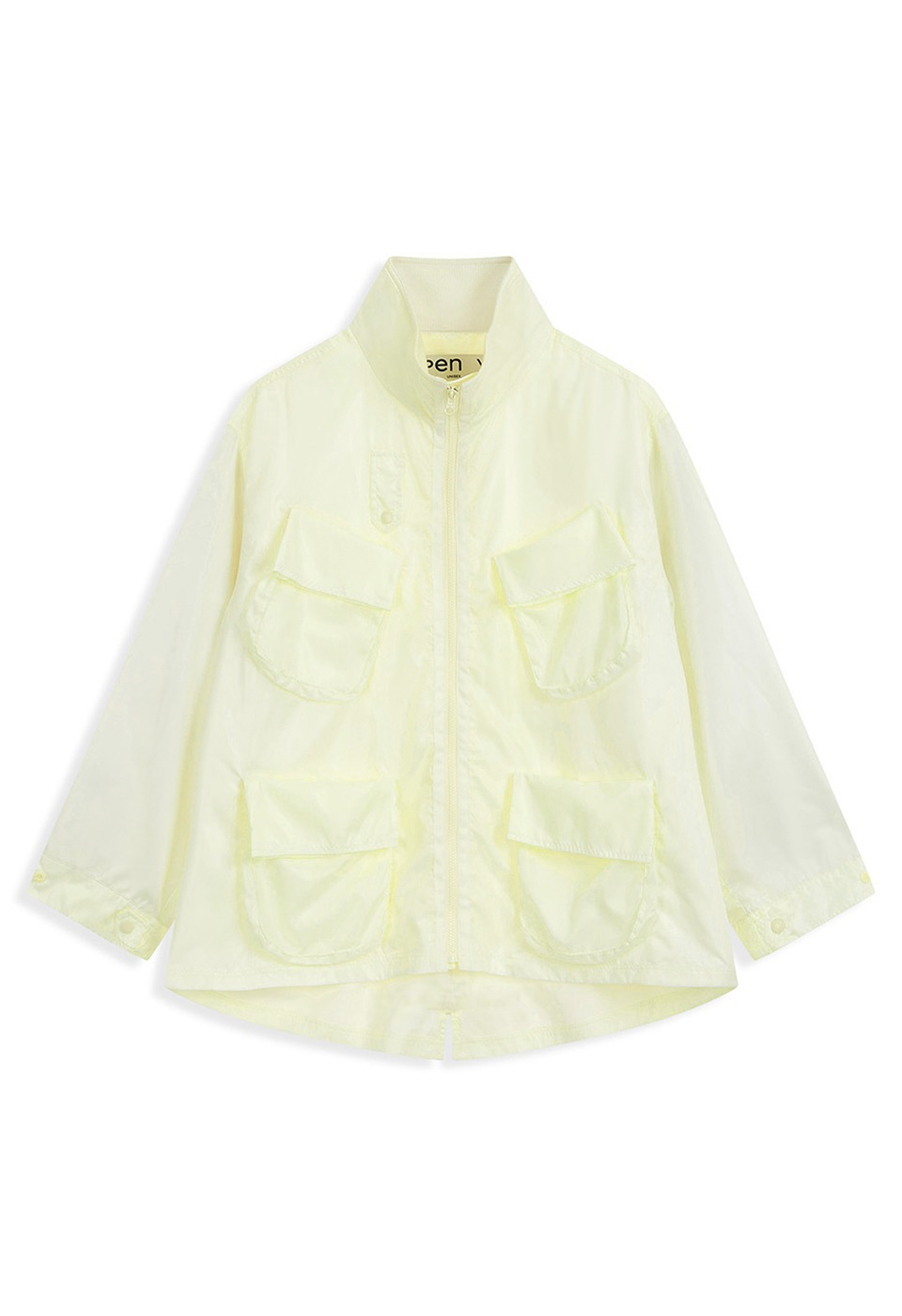 【OPEN Yy】 26SS CARGO POCKET WIND JACKET : LEMON