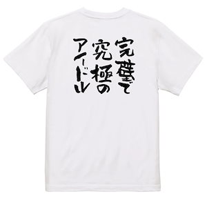 ネタ系Tシャツ【完璧で究極のアイドル】おもしろTシャツ　ネタTシャツ