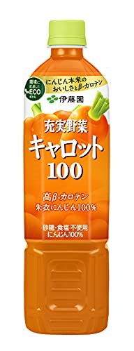 他サイト： 伊藤園 充実野菜 キャロット100 740g×15本 エコボトルの商品画像